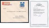 Deutsches Reich 40 Pfg. 10 Jahre Lufthansa seltener Erstagsbrief mit Fotoattest