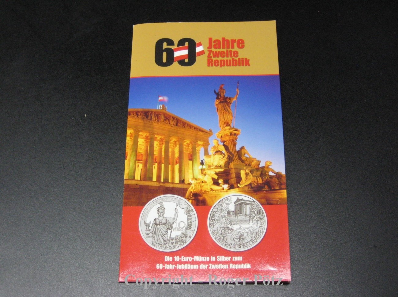 ÖSTERREICH 10 Euro 2005 Silber Blister 60 Jahre Zweite Republik MS 70