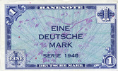 GERMANY Allemagne, Bank Deutscher Länder, billet, 1 mark 1948