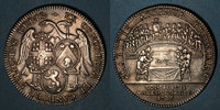 TOKENS Hainaut - Ville de Valenciennes. Jeton argent 1726