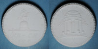 GERMANY after 1870 Chemnitz. Denkmalspende Regiment 104. Médaille (1922). Porcelaine