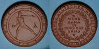 GERMANY after 1870 Dresde. J.D.A. Spiel und Sport. Médaille 1923. Porcelaine