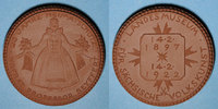 GERMANY after 1870 Dresde. 25 Jahre Heimatschutz d. Landesmuseum. Médaille. Porcelaine