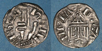 OTHER FEUDAL COINS Franche Comté. Archevêché de Besançon. Hugues III (1085-1100). Denier estevenant