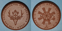 KAISERREICH MÜNZEN Dresde. Für das Kriegerdenkmal der Dresdner Jäger. Médaille. Porcelaine