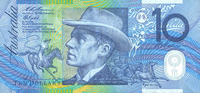 ANDERE AUSLÄNDISCHE SCHEINE Australie. Banque centrale. Billet. 10 dollars (1993-1994)