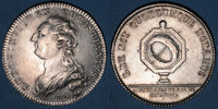 TOKENS Notaires, Paris, Louis XVI, jeton argent. Gravé par Droz