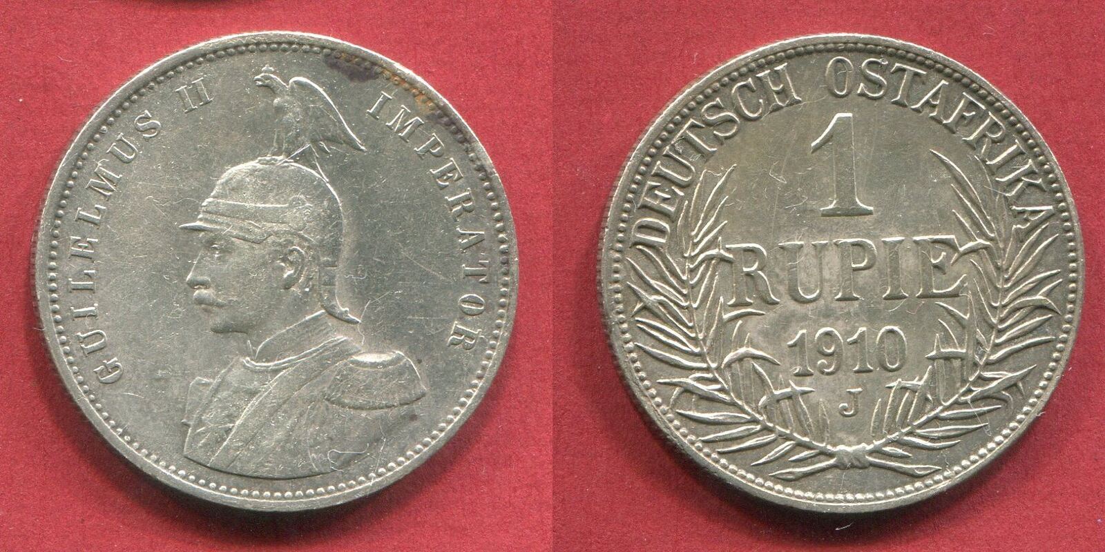 German East Africa Doa Deutsch Ostafrika Rupie Rupee J Wilhelm