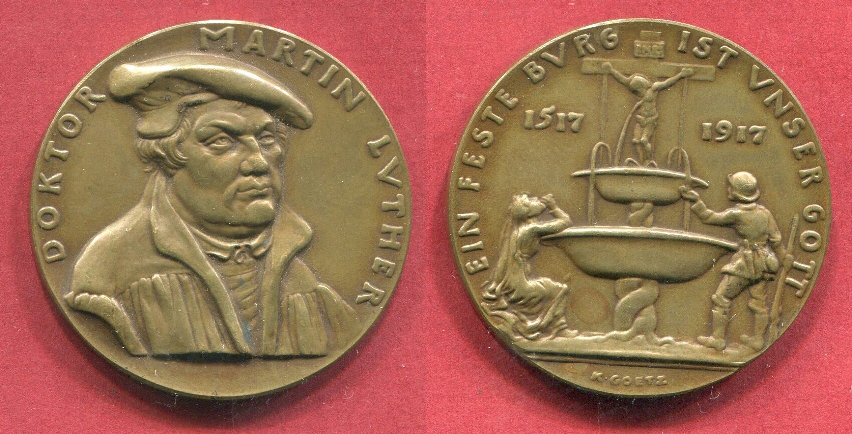 Deutschland Kaiserreich Bronze Medaille 1917 400 Jahrfeier Der