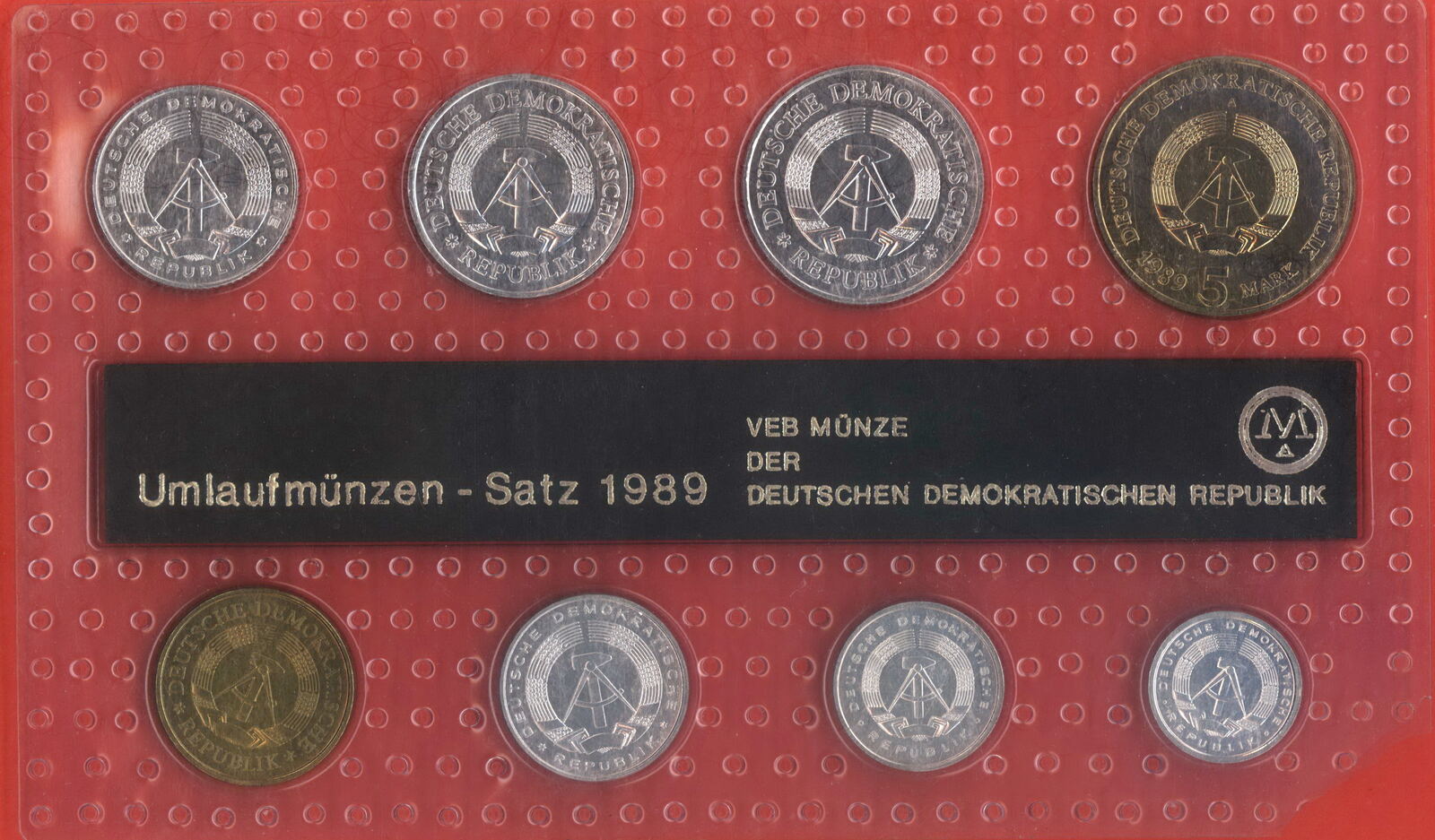 Ddr Kursm Nzensatz Kms Pfennig Bis Mark Branenburg Tor Bu