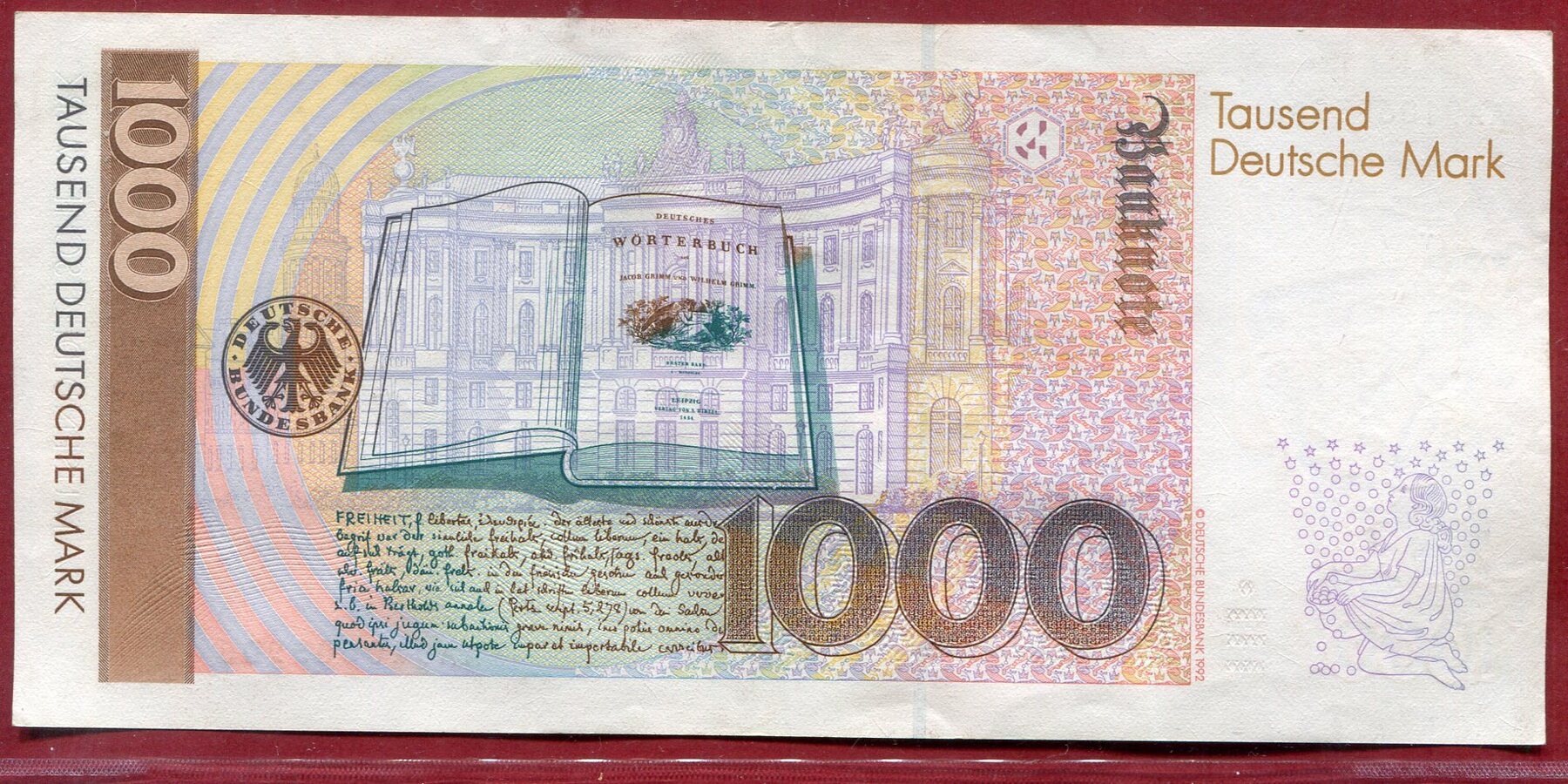 Brd Bundesrepublik Deutschland Frg Germany Dm Banknote