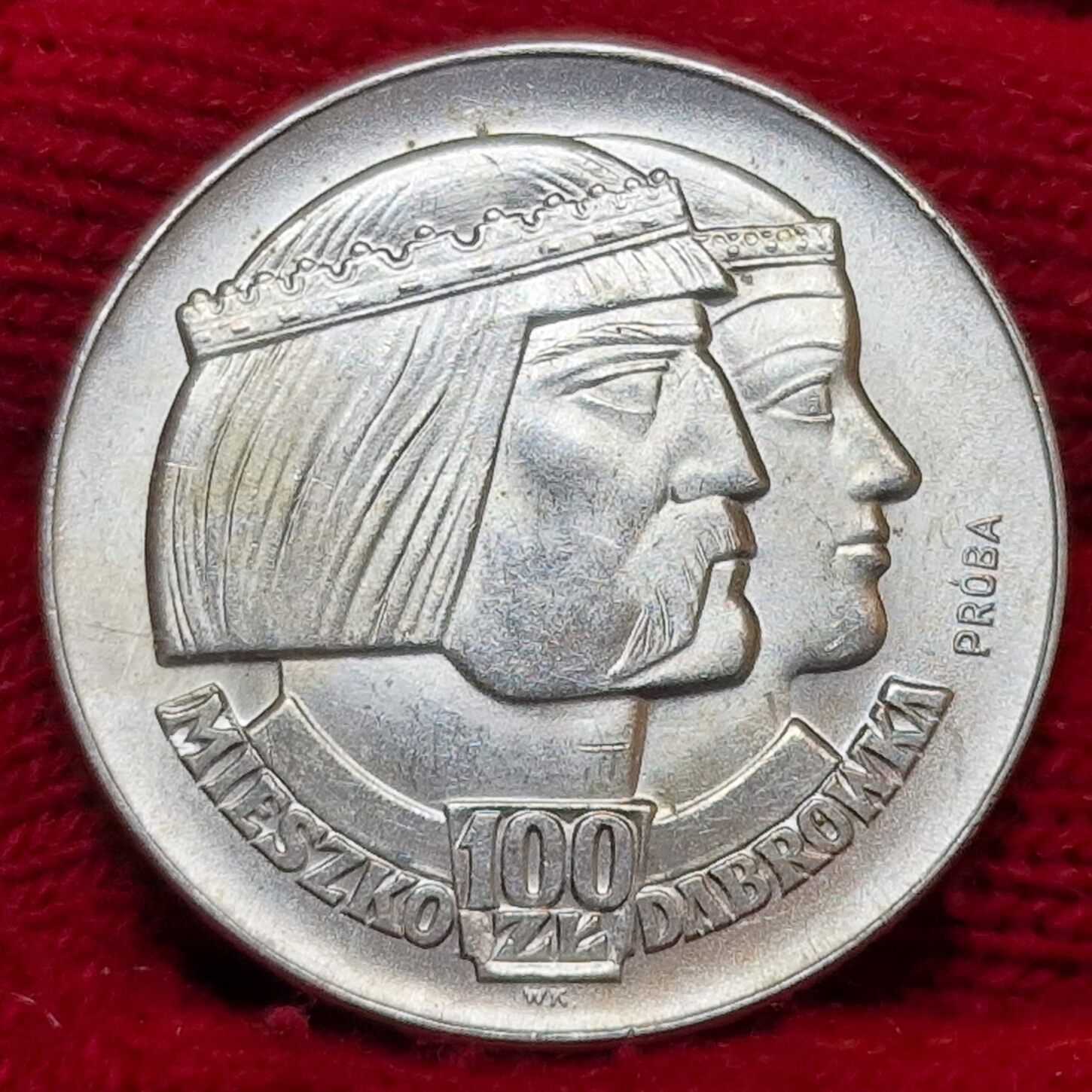 Polen Poland Zloty Mieszko Und Dabrowka Pr Ba Silber Pattern