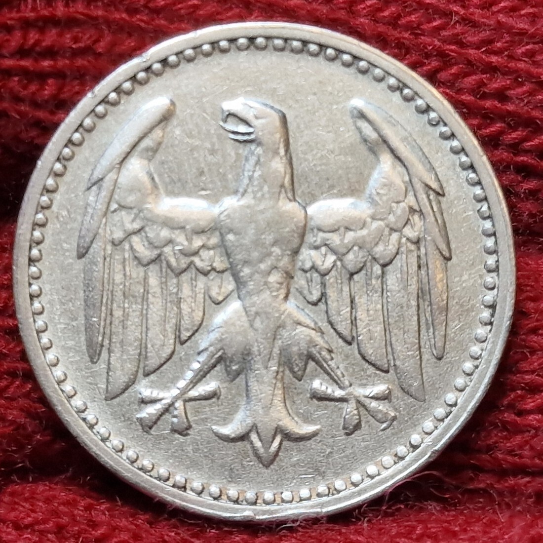 Weimarer Republik Deutsches Reich 3 Mark Silber Kursmünze 1925 D