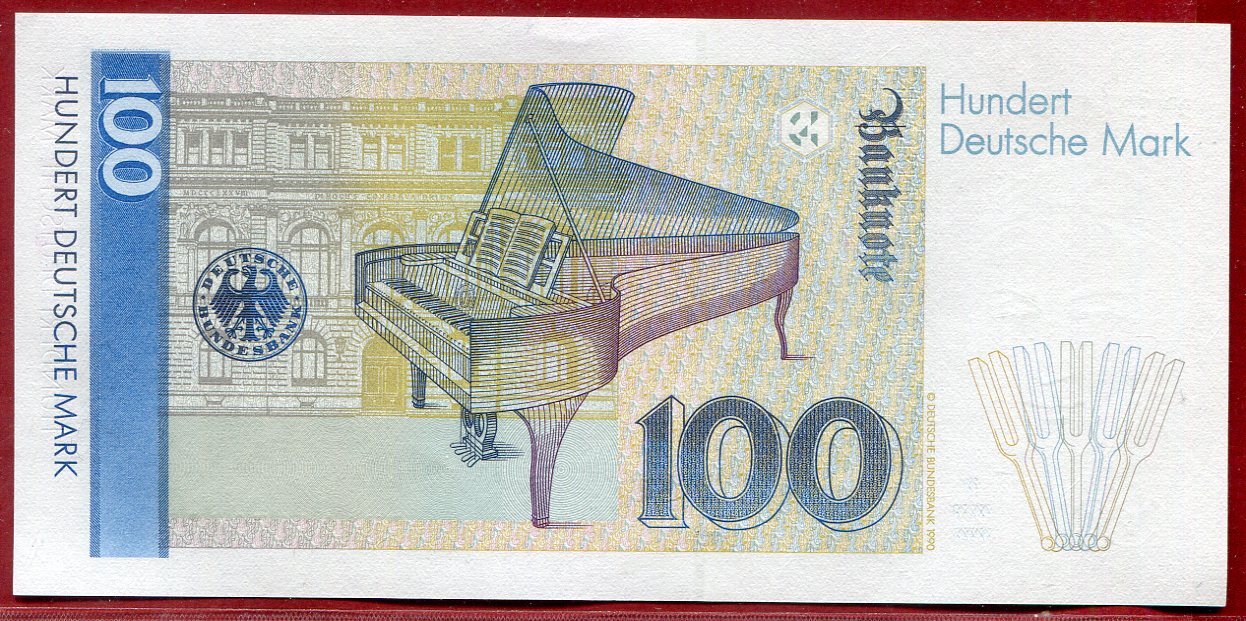 Brd Bundesrepublik Deutschland Frg Germany Dm Banknote Clara