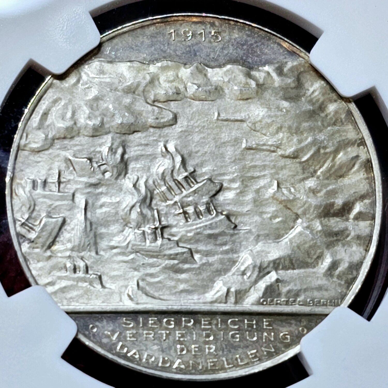 Deutschland Germany Kaiserreich Wwi Silver Silbermedaille