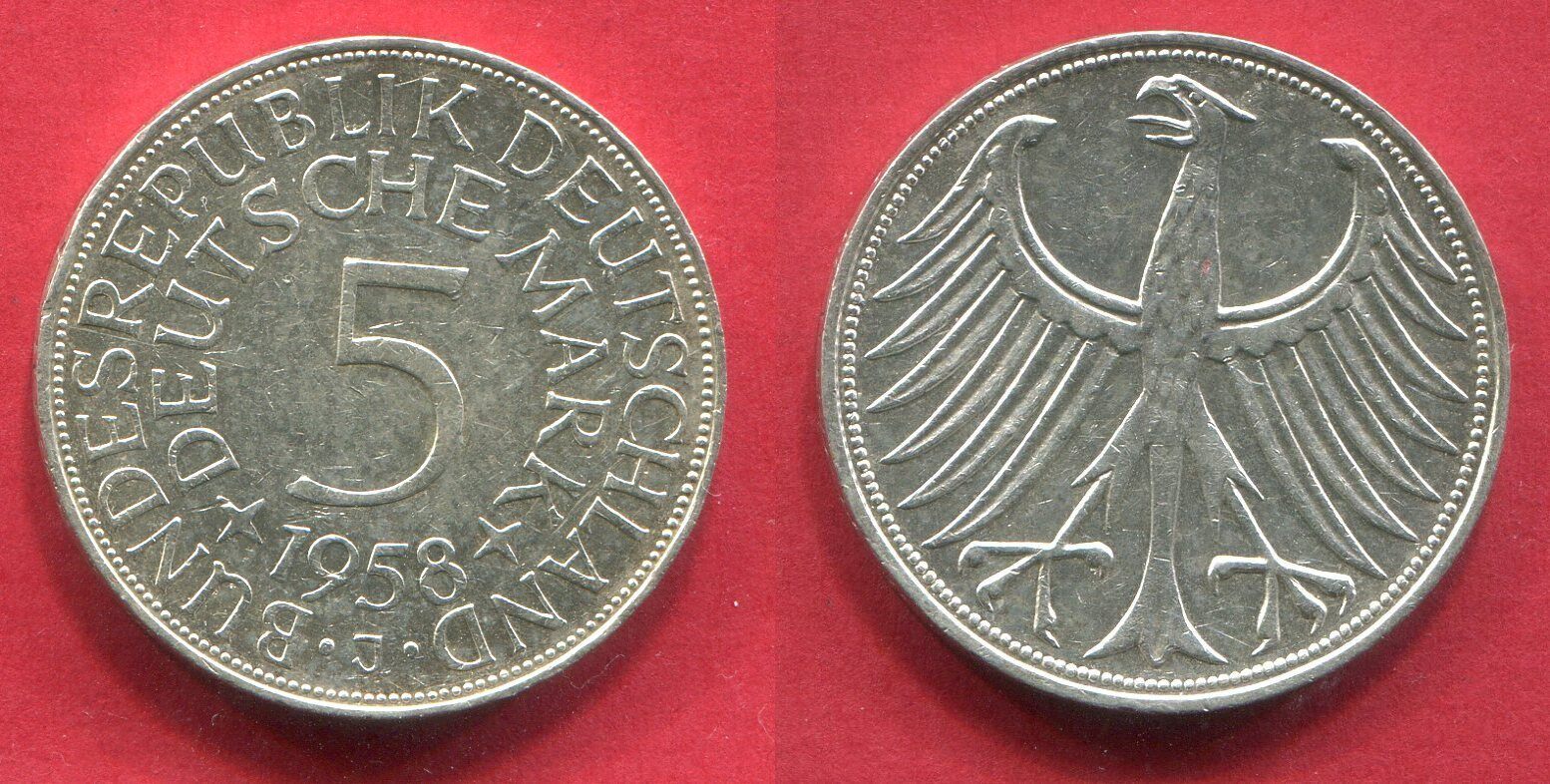 Brd Bundesrepublik Deutschland Frg Germany Dm Deutsche Mark J