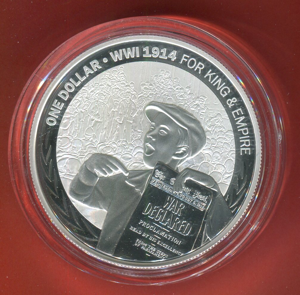 Neuseeland Dollar Silberm Nze Oz Silver Proof Coin For King