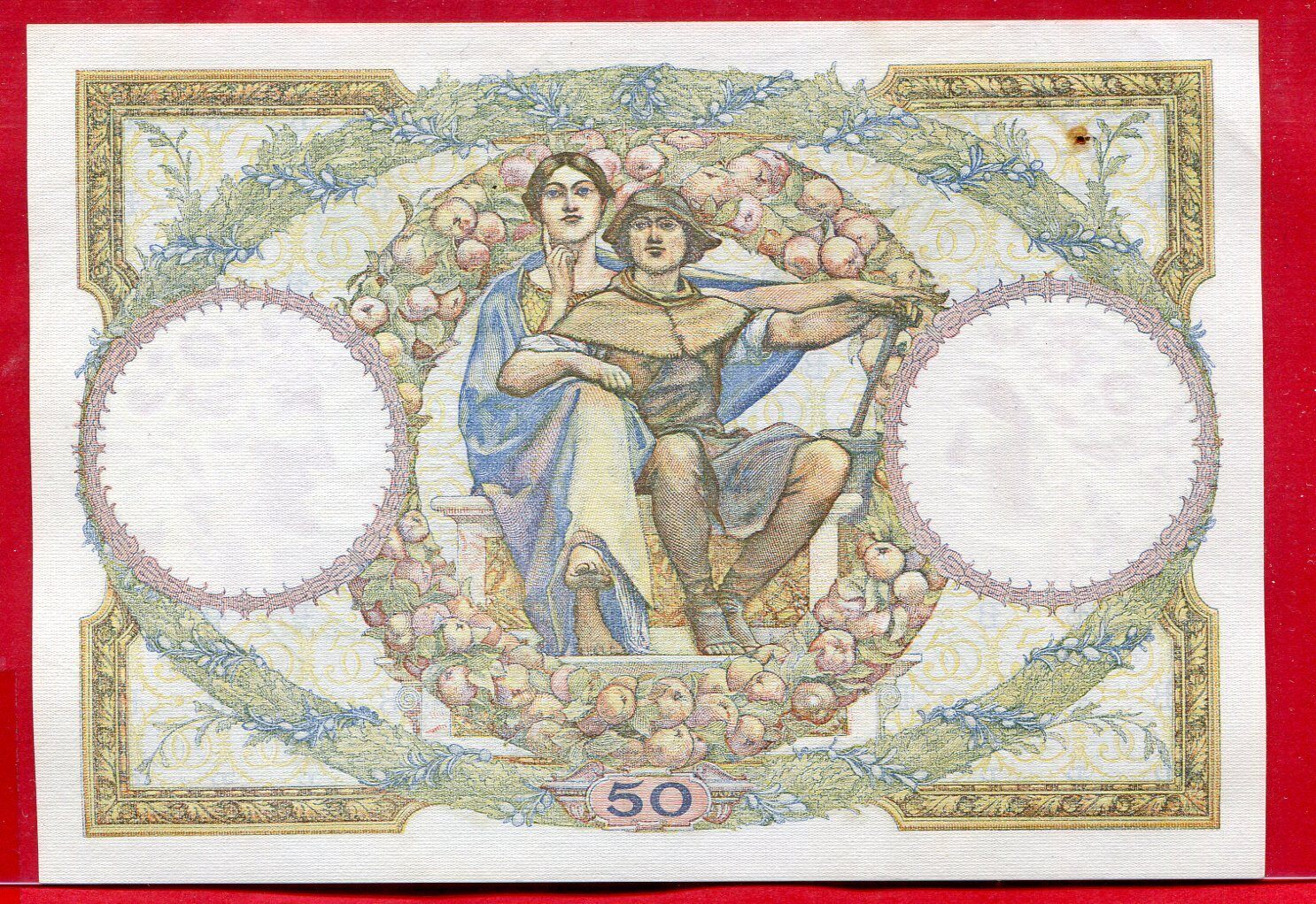 Frankreich France Francs Banknote Merson Typ Alphabet Q