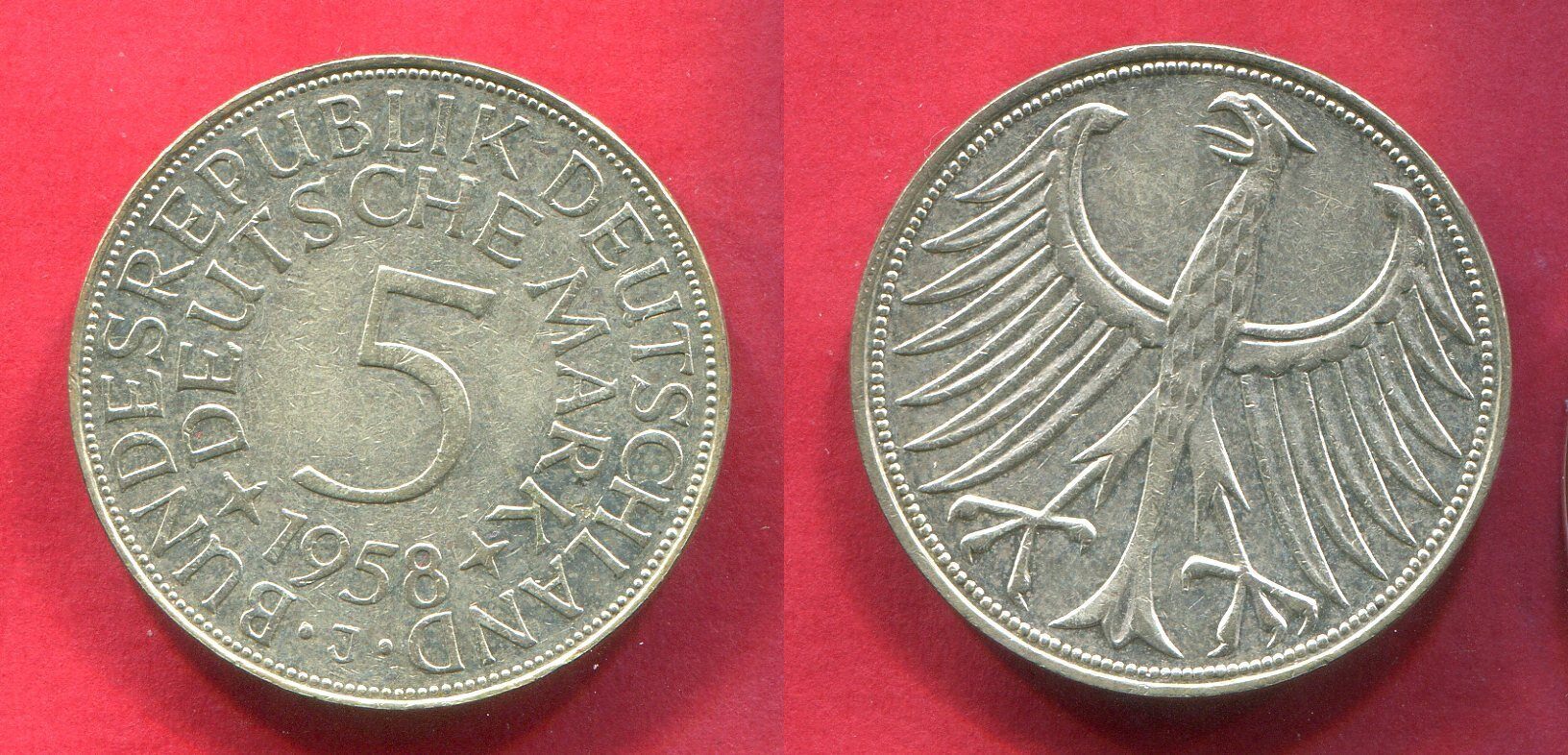 Brd Bundesrepublik Deutschland Frg Germany Dm Deutsche Mark J