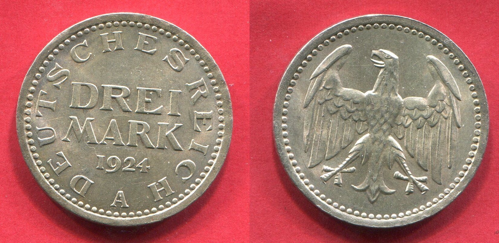 Weimarer Republik Deutsches Reich Mark Silber Kursm Nze A