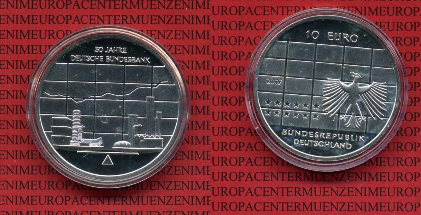 Bundesrepublik Deutschland 10 Euro Silber Gedenkmünze Deutschland 10