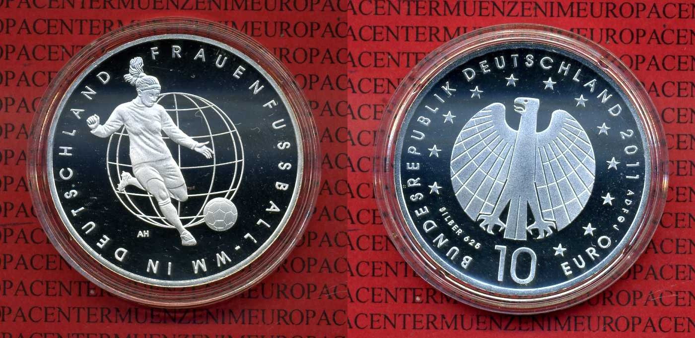 Bundesrepublik Deutschland Germany FRG 10 Euro Silbermünze