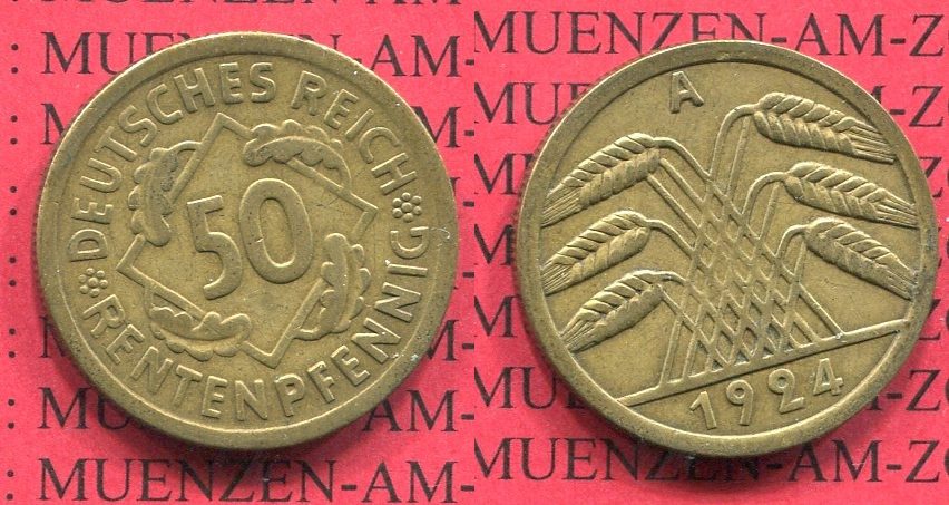 Weimarer Republik Deutsches Reich Weimarer Republik Rentenpfennig