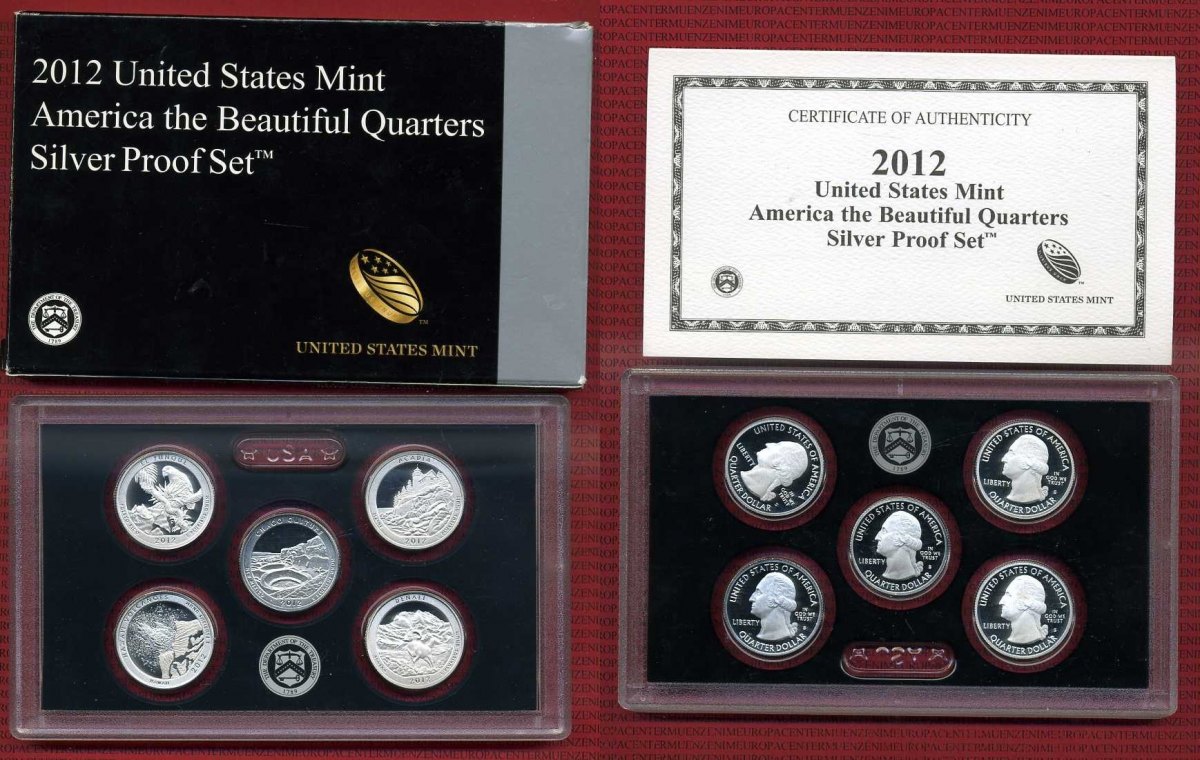 Usa United States Of Amerika Vereinigte Staaten X Quarter Proof