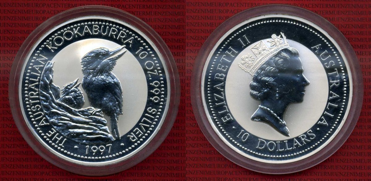 Australien Australia 10 Dollars Silbermünze Australien 10 Dollars 1997