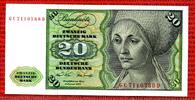 BRD,Deutsche Bundesbank 20 DM Deutsche Mark Geige BRD Deutsche Bundesbank, 20 DM Deutsche Mark 1970, Geige Flöte / Dürer E. Tucher Picture