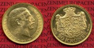 Dänemark, Denmark 20 Kronen Goldmünze Dänemark 20 Kroner Gold, 1915, Christian X. vz-Prfr. Kursmünze