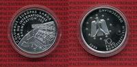 Bundesrepublik Deutschland 10 Euro Silber Gedenkmünze Deutschland 10 Euro 2004 D, ISS Internationale Raumstation Spiegelglanz mit Kapsel
