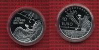 Bundesrepublik Deutschland 10 Euro Silber Gedenkmünze Deutschland 10 Euro 2008 D Carl Spitzweg Spiegelglanz mit Kapsel