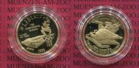 USA 5 Dollars Goldmünze 1995 Polierte Plat...