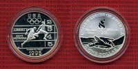 USA Commemorative Silver Dollar 1 Dollar Commemorative Silber USA 1 Dollar Silber 1995 Olympische Spiele Atlanta 1996 Laufen PP