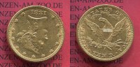 USA 10 Dollars Goldmünze Eagle Coronet Hea...