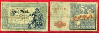 Kaiserreich 5 Mark Banknot...