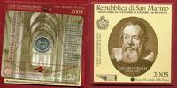 San Marino 2 Euro Gedenkmünze San Marino 2 Euro Gedenkmünze 2005, Galileo Galilei OVP mit Pendel !