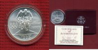 USA 1 Dollar Commemorative Silber USA 1 Dollar Silber 1995 D Olympische Spiele Atlanta 1996 Radfahren
