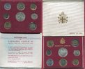 Vatikan, Vatican Lire Kurssatz KMS Vatikan bis 1000 Lire Vatikan KMS 2000 10 bis 1000 Lire 1 x Bimetall 1 x Silber 20 Jahre Jubiläum