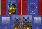 Irland, Ireland Euro Kursmünzensatz 2002 Selten ! Irland Euro Kursmünzensatz 2002 im Folder, 1 Cent - 2 Euro, Stgl.