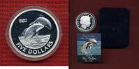 Neuseeland New Zealand 5 Dollars Silbermün...
