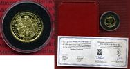 Insel Man, Isle of Man Goldmünze 6,22 g fein Isle of man 6,22 g Goldmünze 125 Jahre Uraufführung der Oper Aida mit Box und Ze