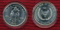 Jahr der Behinderten, Ghana 50 Cedis  Silb...