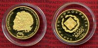 Griechenland Greece 5000 Drachmen Goldmünze Griechenland 5000 Drachmen Gold 1982 Pan-Europa Spiele Zeus