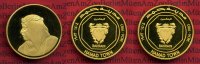 Bahrain Goldmünze 50 Dinar Hamad Town Bahrain 50 Dinar 1983 Gold Hamad Town Rare ! Isa Bin Salman