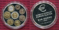 San Marino Erste Münzen der Euro Staaten S...
