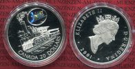 Kanada, Canada 20 Dollars Silbermünze m. K...