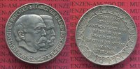 Münchner Medailleure Goetz Goetz Silbermedaille Hindenburg Bismarck Silbermedaille v. Goetz o.J. Hindenburg Bismarck Begründer und Beschirmer