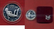 USA 1 Dollar Commemorative Silber USA 1 Dollar 1996 XXVI Olympiade Atlanta Box Kapsel Hochsprung